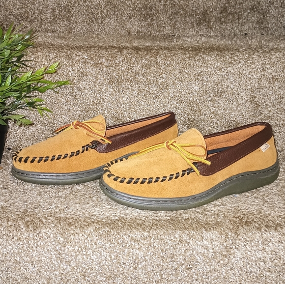 Brand New Mens L.B. Evans slip mocs - Picture 3 of 8